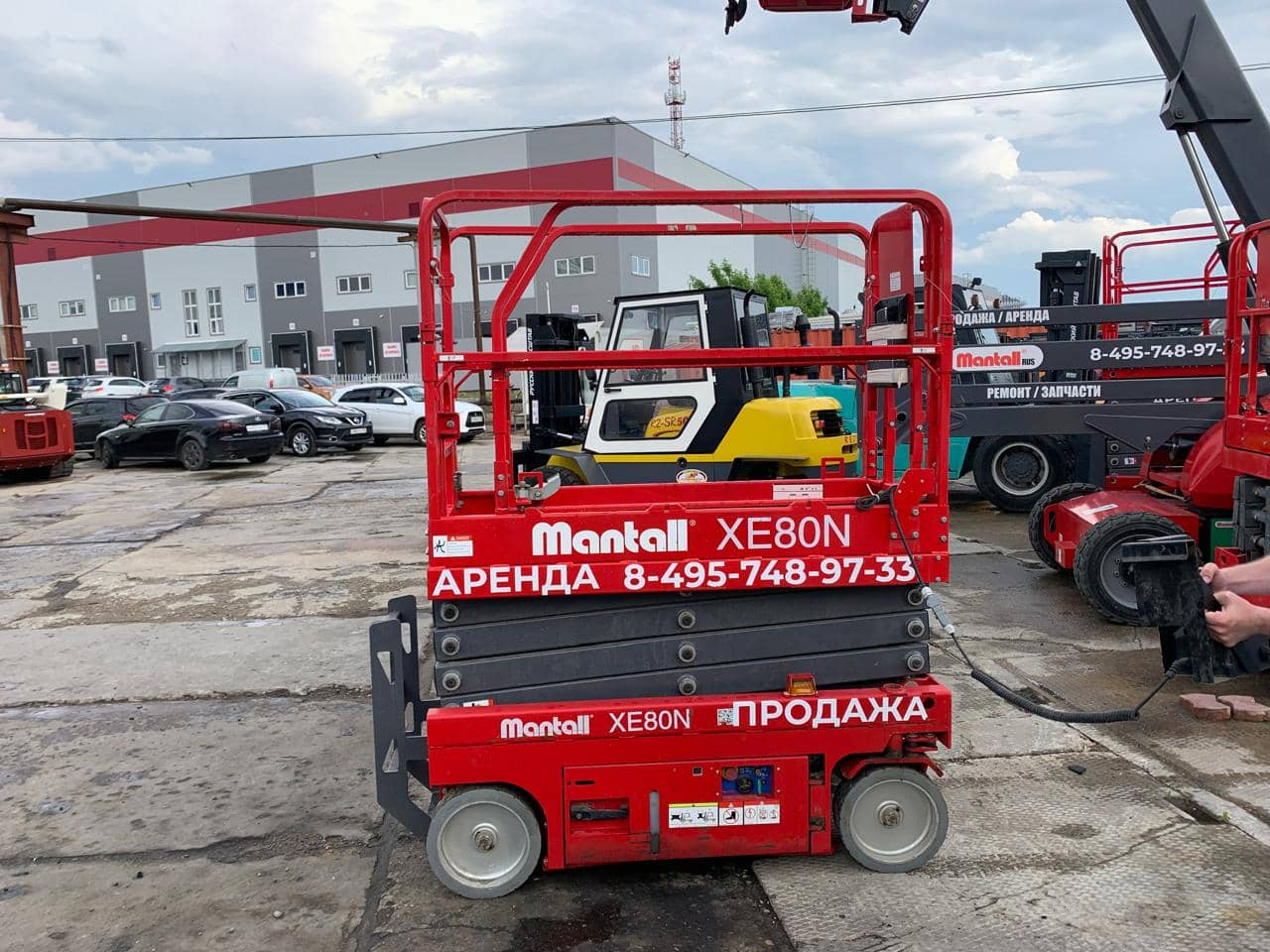 Ножничный подъемник MANTALL xe80n