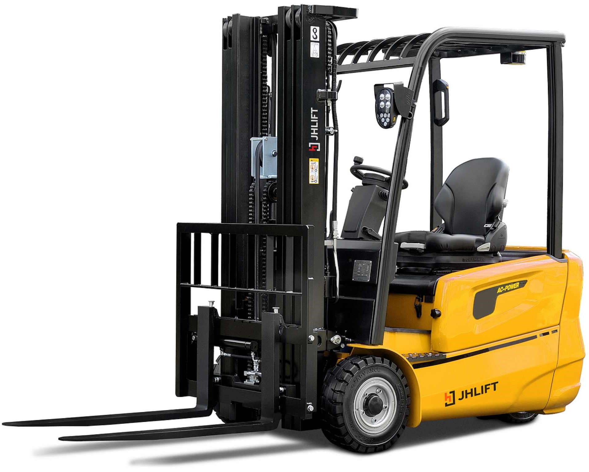 Электрический погрузчик JHLIFT CPDS 13-20A, 2500-6500 мм, трехопорный, АКБ Li-Ion / свинцово-кислотная