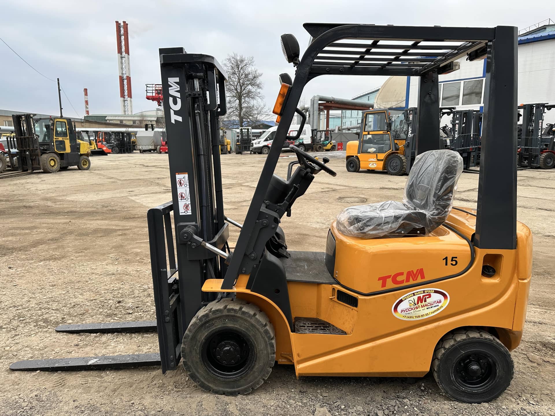 БУ Дизельный погрузчик TCM  FD15t12