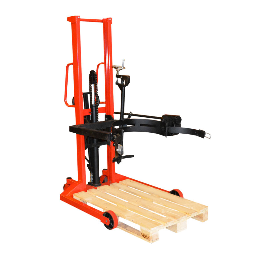 Тележка-Штабелер для кантовки бочек HS-DT1435 оптима Oxlift 1400 мм 350 кг