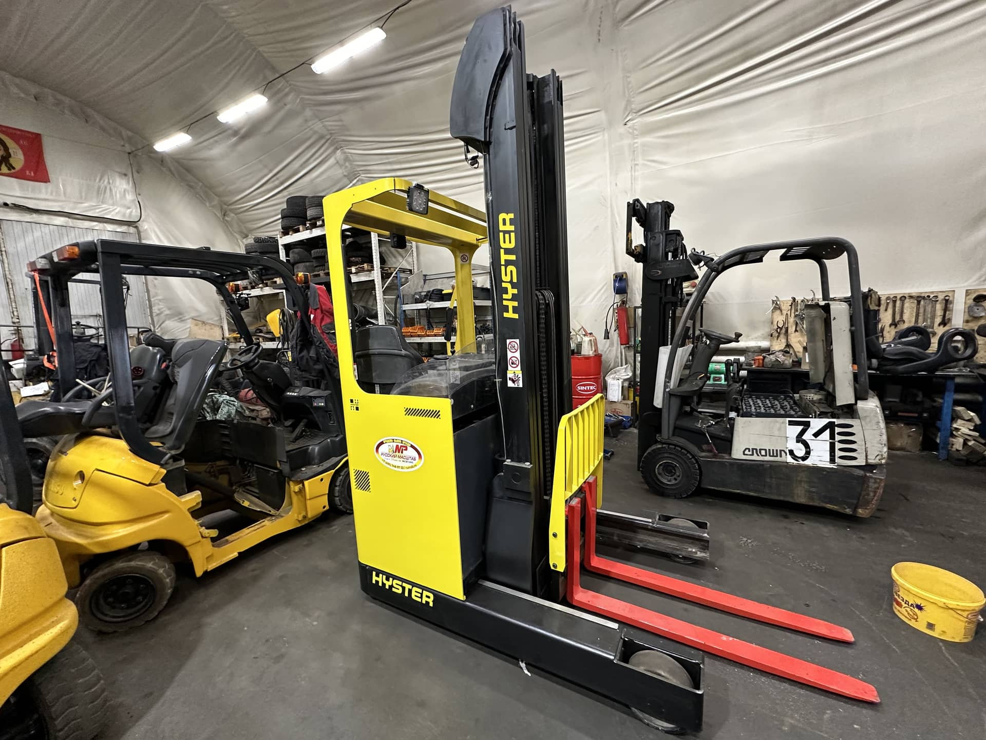 Электрический ричтрак hyster r1.4