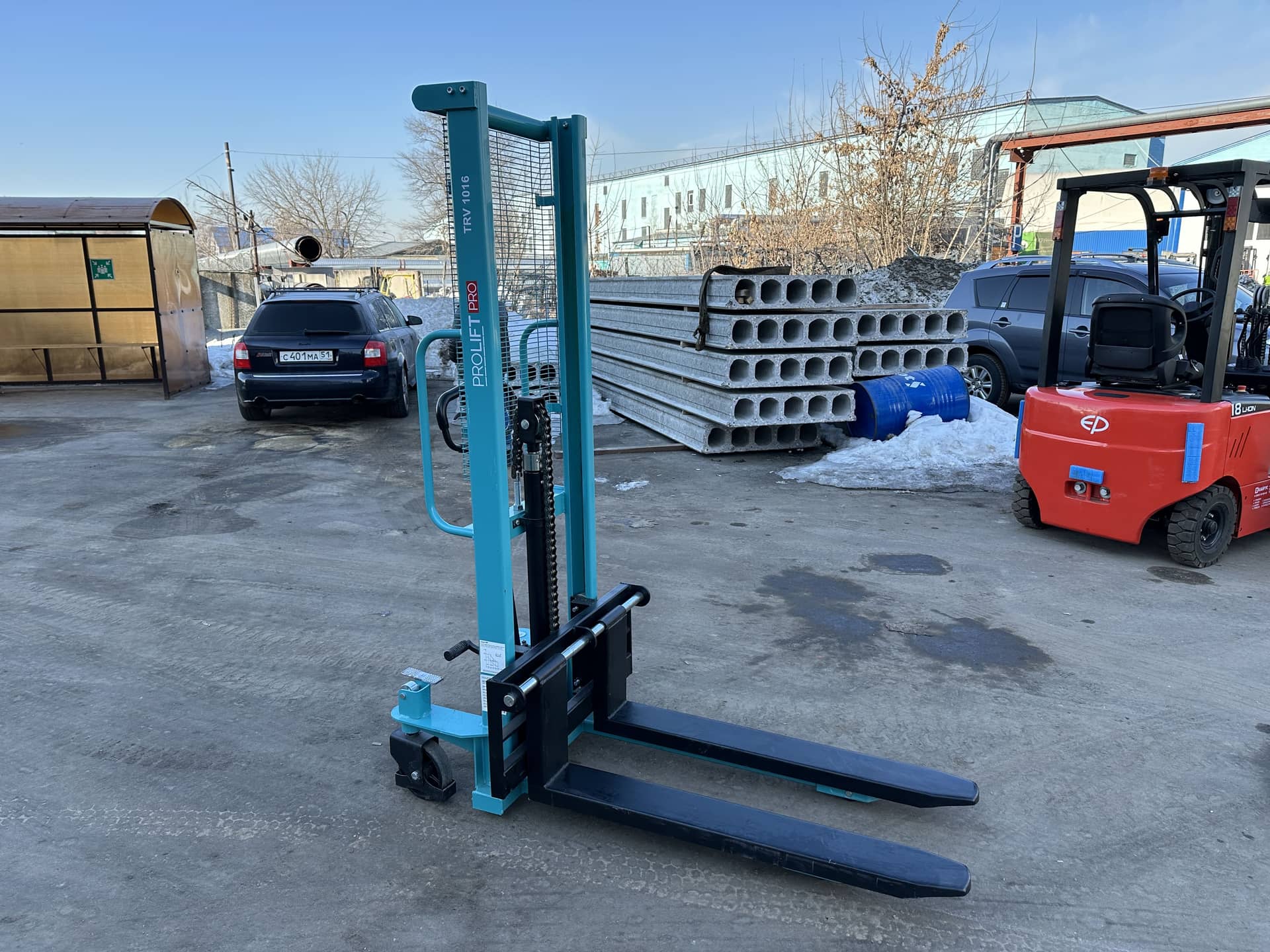 Штабелер ручной гидравлический prolift pro ptrv1016