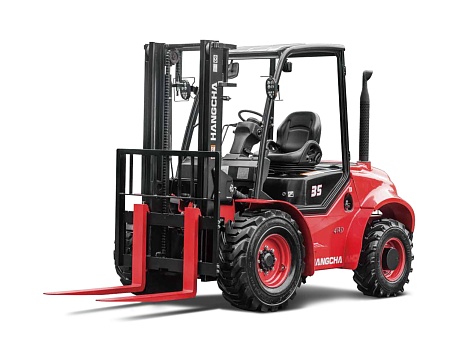 Дизельный погрузчик HANGCHA CPCD35 RT 4WD 3,5т 3,0-6,0м Yanmar арт 850350